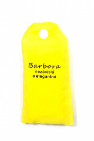 Nákupná taška s menom BARBORA - nezávislá a elegantná 15L