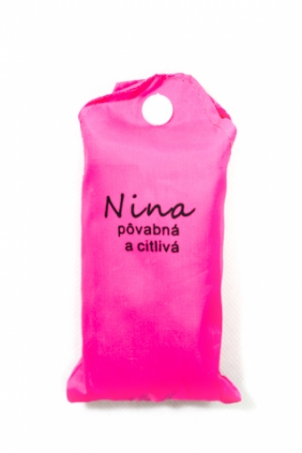 Nákupná taška s menom NINA - pôvabná a citlivá
