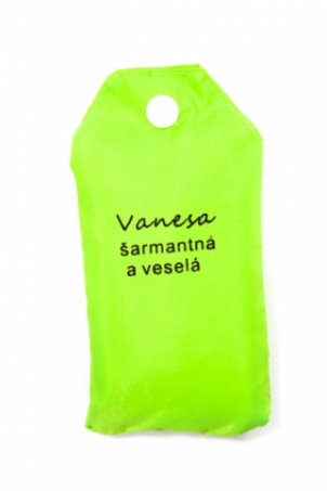Nákupná taška s menom VANESA - šarmantná a veselá 15L
