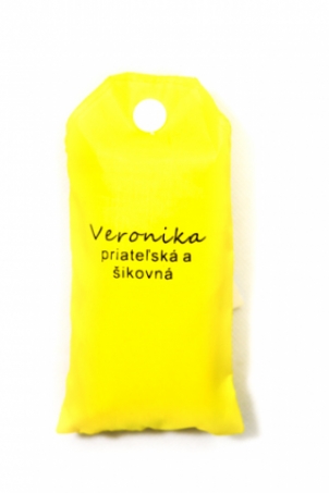 Nákupná taška s menom VERONIKA - priateľská a šikovná 15L