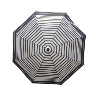 Palicový,poloautomatický,vetruodolný dáždnik zebra