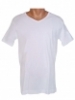 Pánske jednofarebné tričko V-výstrih FUTKU