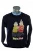 Detské tričko s dlhým rukávom a zvýrazneným límcom - Pat & Mat