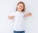 Detské biele tričko - na potlač alebo voľnočasové aktivity