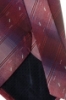 Kravata svetločervená s pásmi