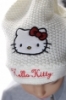 Čiapka detská - Hello Kitty s gombíkom