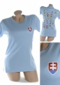 Dámske tričko - SLOVENSKO svk slovakia