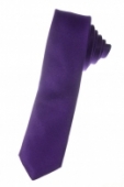 Tenká kravata - tmavo fialová