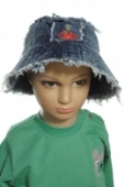 Detský klobúk riflový