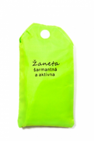 Nákupná taška s menom ŽANETA - šarmantná a aktívna 15L
