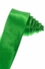 Kravata - tenká saténová - zelená