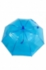Dáždnik veľký pevný, poloautomatický, jednofarebný a priehladný