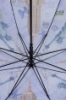 Dáždnik veľký pevný, poloautomatický, vzor mesta