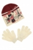 Čiapka + rukavice Minnie Mouse