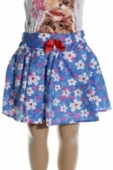 Detská sukňa - malé kvety