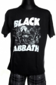 Pánske tričko Black Sabbath, čiernobiele