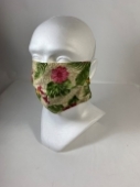 Bavlnené rúško kvety, gumička za hlavu, PoloTrade