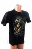 Tričko Guns N' Roses - lebka s nápisom na čele